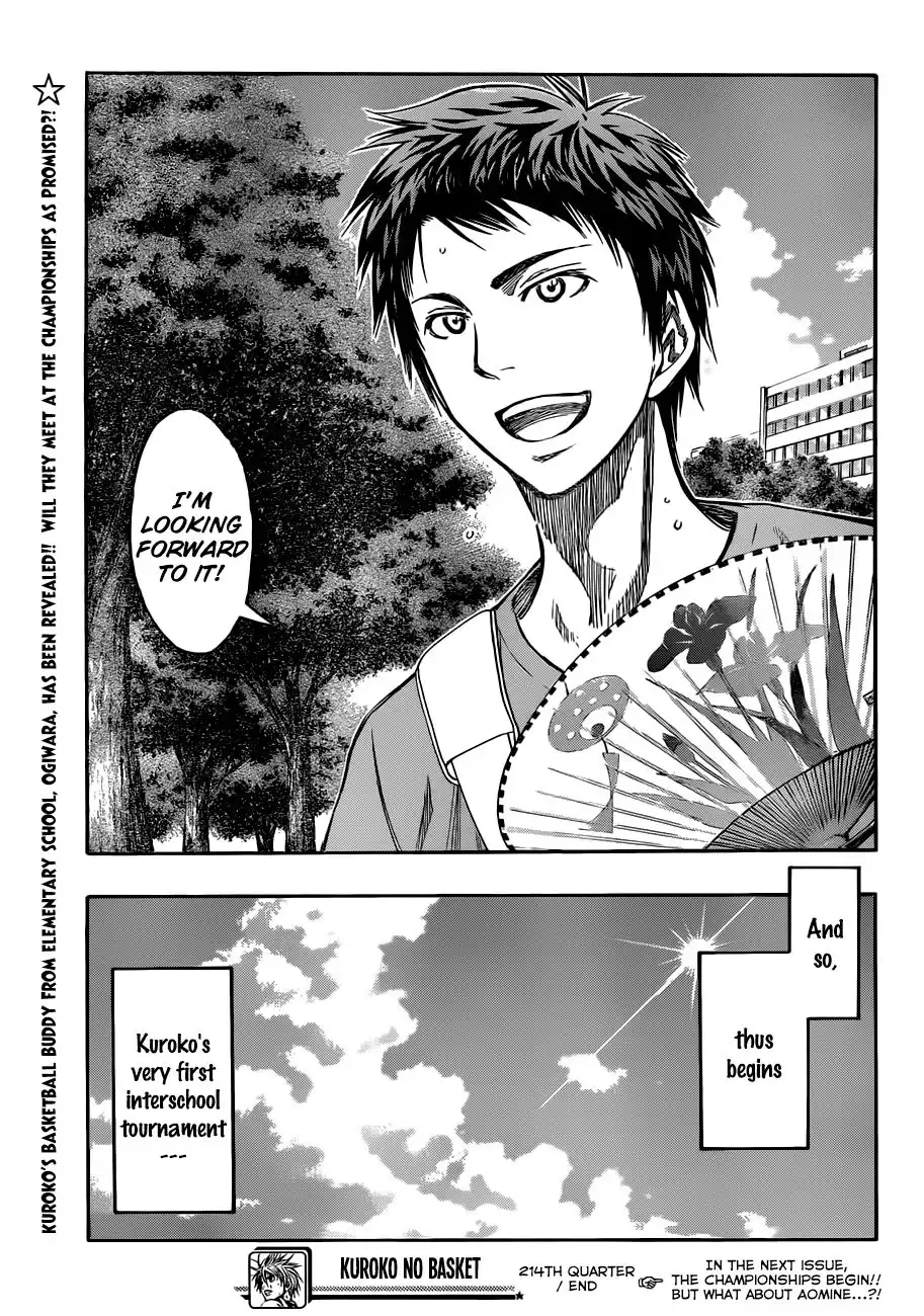 Kuroko no Basket Chapter 214 21